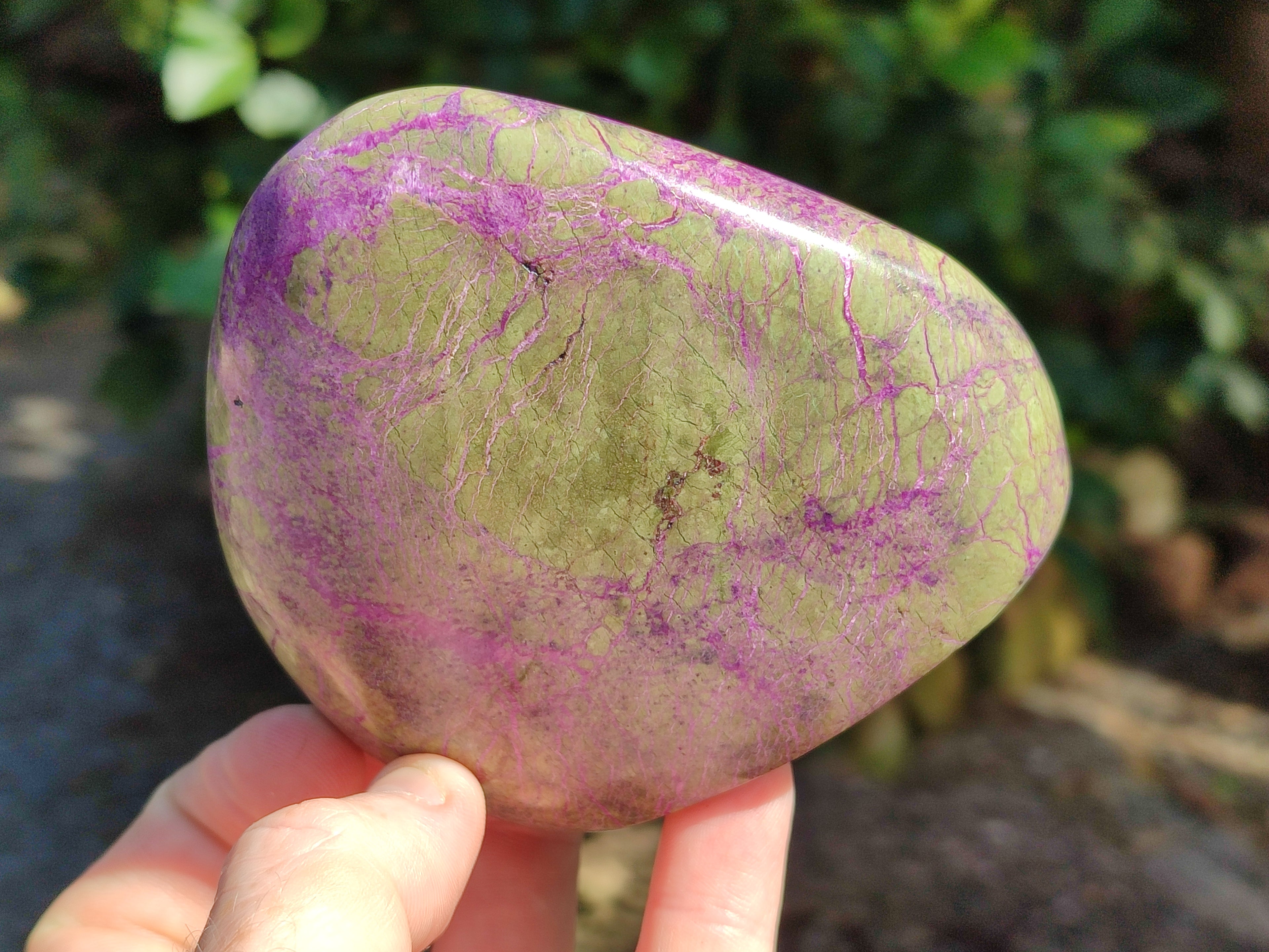 Polished Stichtite Standing Free Forms x 4 From Barberton, South Africa - Toprock Gemstones and Minerals 