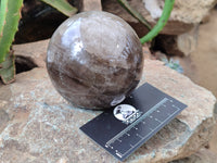 Polished Smokey Quartz Spheres / Balls x 2 From Madagascar