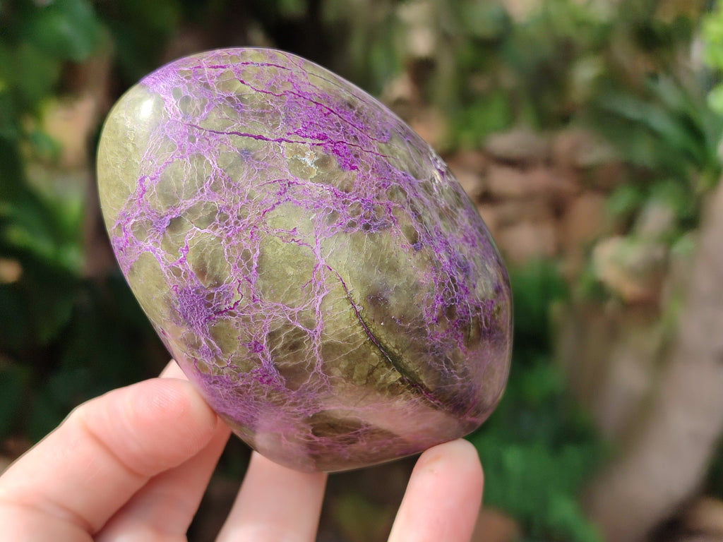Polished Stichtite Standing Free Forms x 4 From Barberton, South Africa - Toprock Gemstones and Minerals 