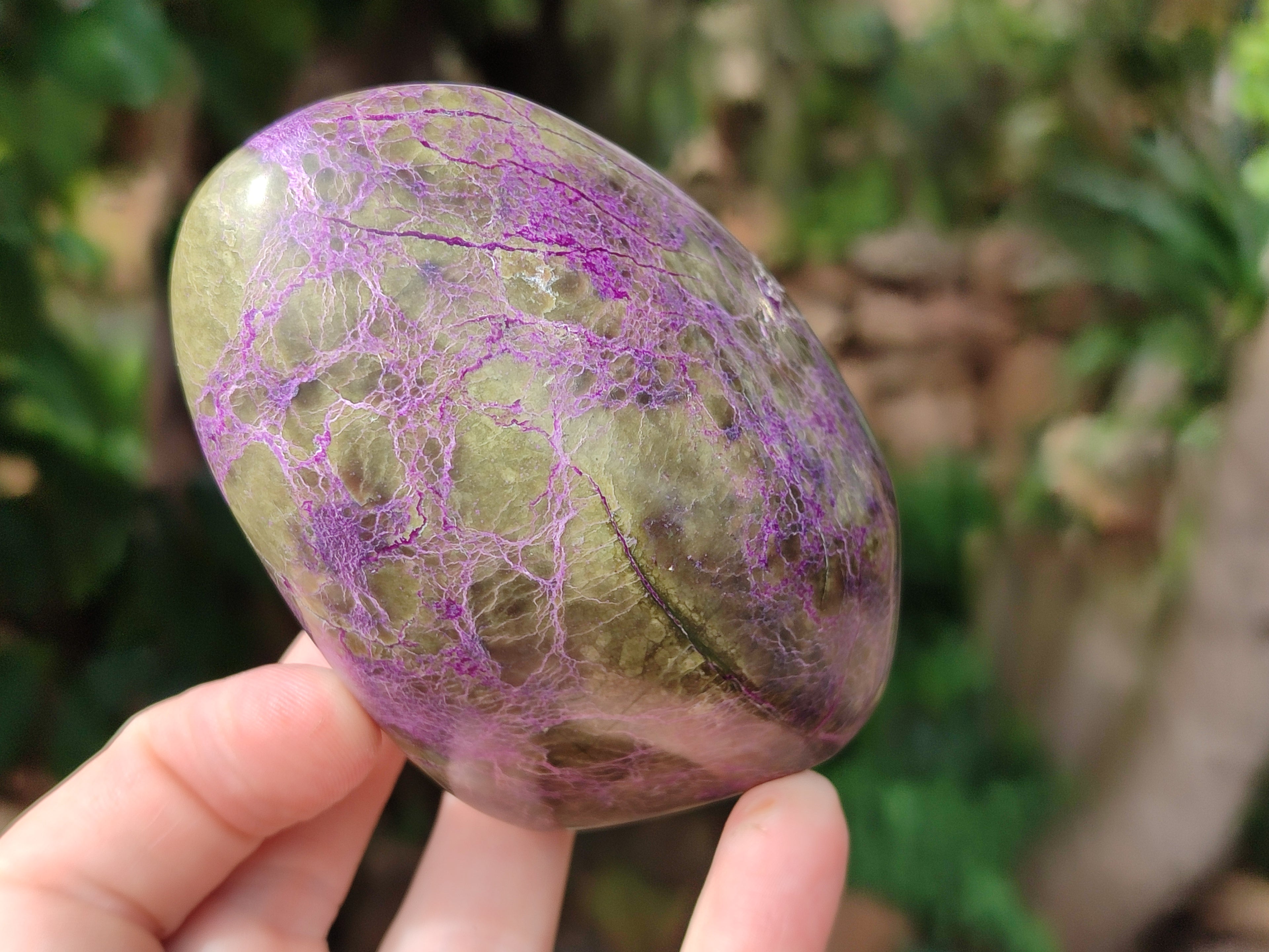 Polished Stichtite Standing Free Forms x 4 From Barberton, South Africa - Toprock Gemstones and Minerals 