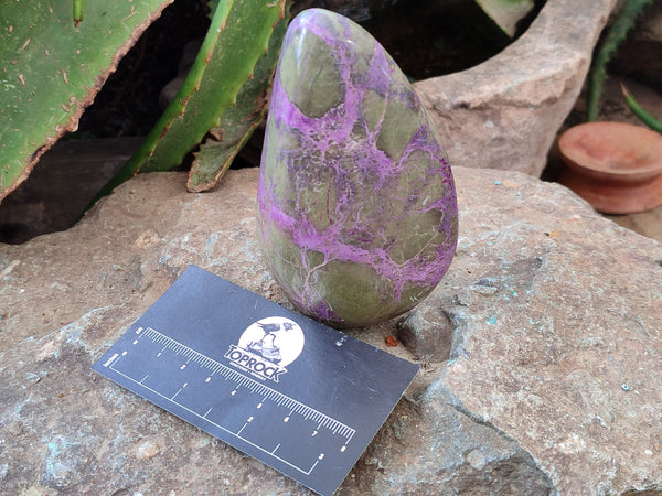 Polished Stichtite Standing Free Forms x 4 From Barberton, South Africa - Toprock Gemstones and Minerals 