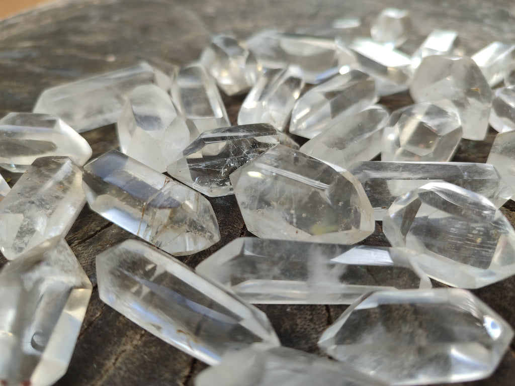 Polished Double Terminated Clear Quartz Crystals x 70 From Madagascar - Toprock Gemstones and Minerals 