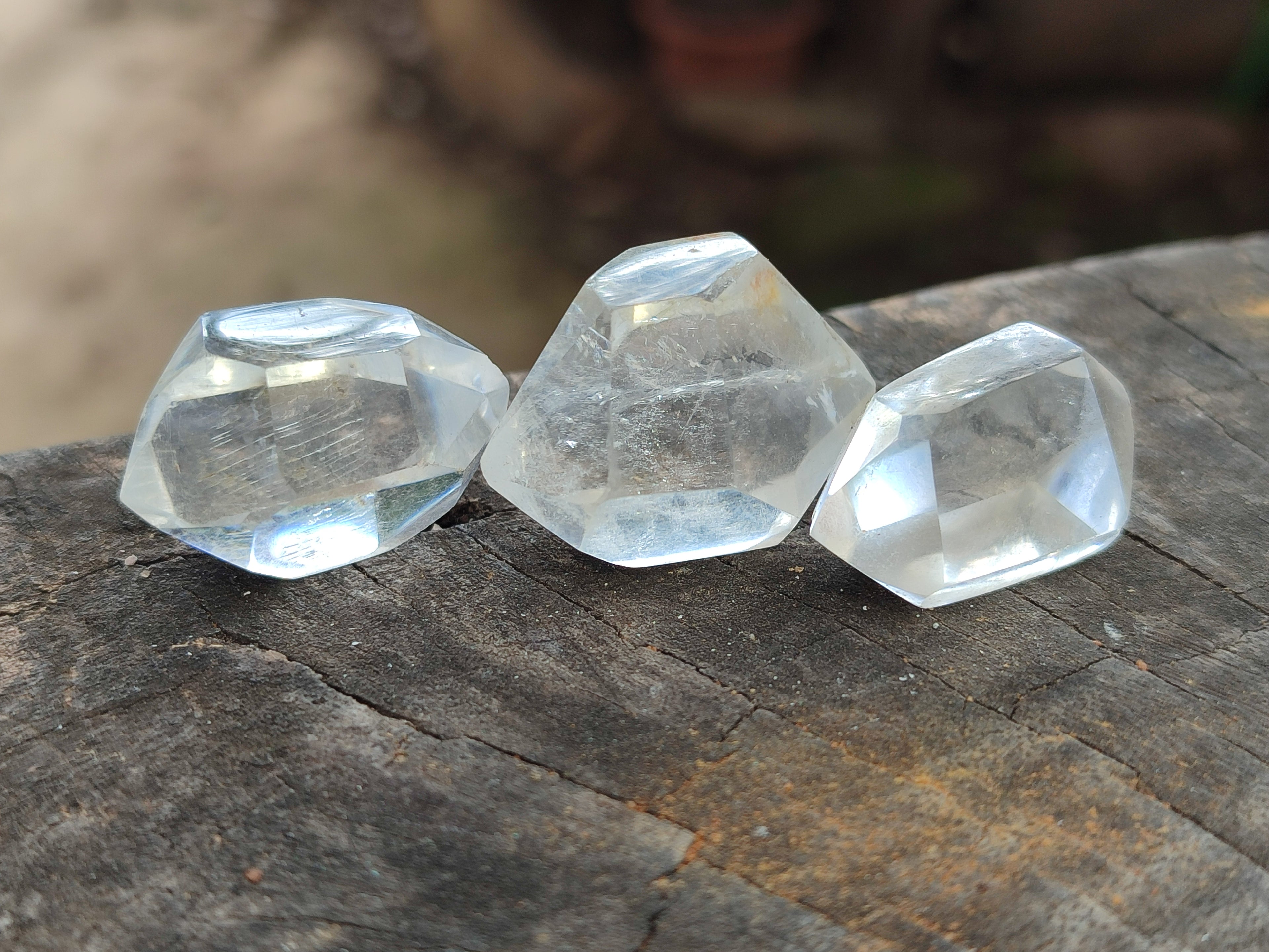 Polished Double Terminated Clear Quartz Crystals x 70 From Madagascar - Toprock Gemstones and Minerals 
