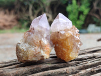 Natural Smokey Amethyst Spirit Quartz Clusters x 12 From Boekenhouthoek, South Africa - Toprock Gemstones and Minerals 
