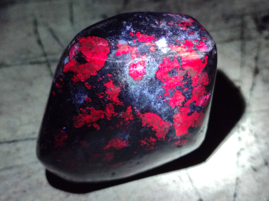 Polished Ruby Corundum In Chrome Verdite Free Forms x 3 From Zimbabwe - Toprock Gemstones and Minerals 