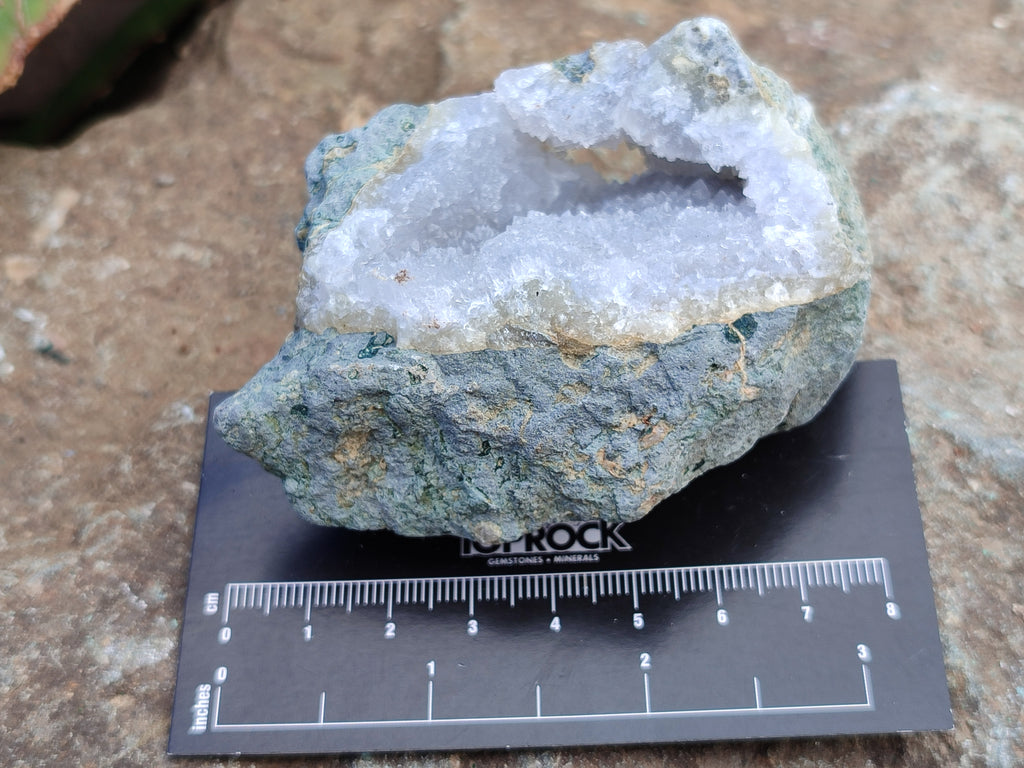 Natural Blue Lace Agate Geode Specimens x 12 From Nsanje, Malawi - Toprock Gemstones and Minerals 