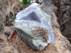 Natural Blue Lace Agate Geode Specimens x 12 From Nsanje, Malawi - Toprock Gemstones and Minerals 