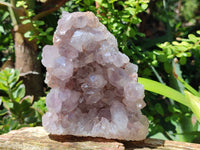 Natural Jacaranda Amethyst Quartz Clusters x 3 From Mumbwa, Zambia