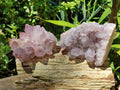 Natural Jacaranda Amethyst Quartz Clusters x 3 From Mumbwa, Zambia - Toprock Gemstones and Minerals 
