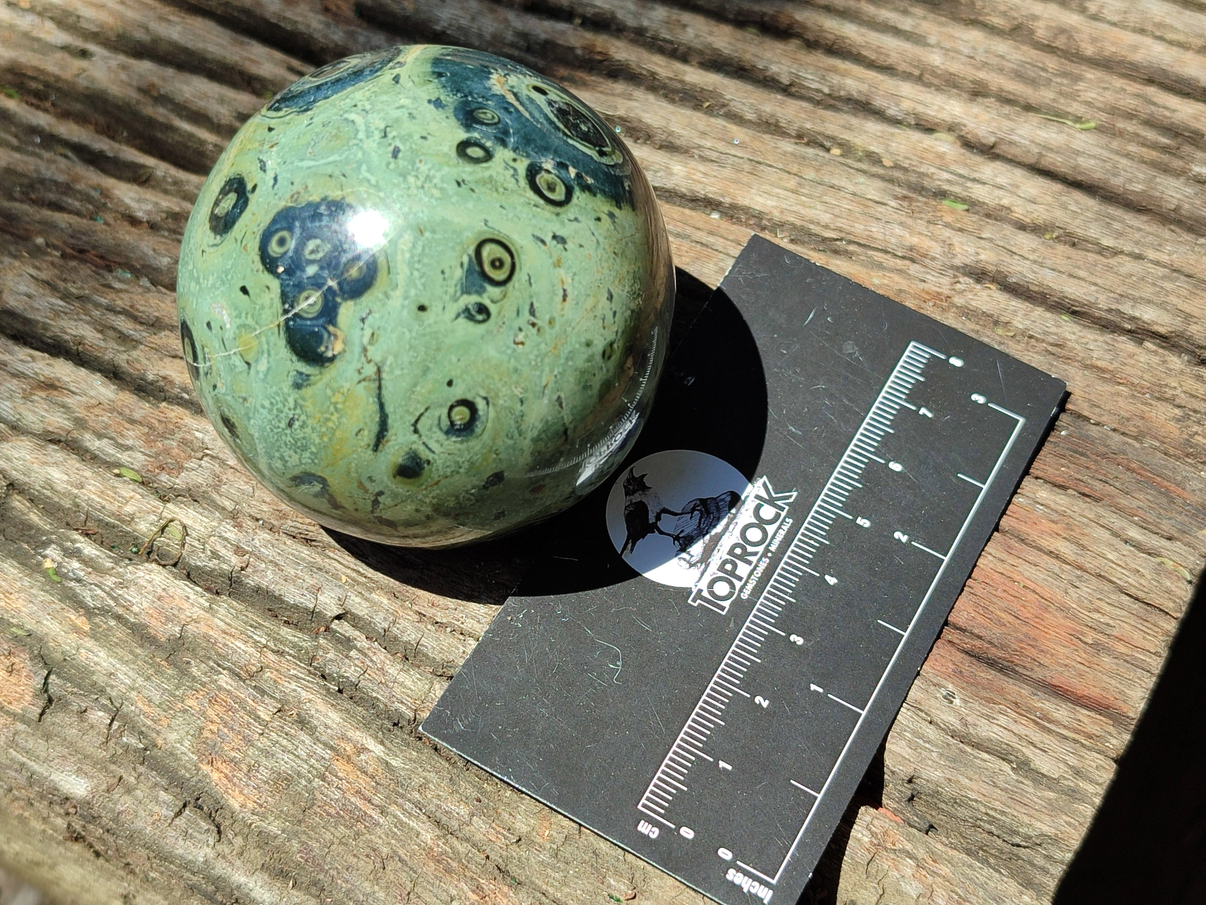 Polished Stromatolite Jasper Spheres x 3 From Katsepy, Madagascar - Toprock Gemstones and Minerals 