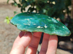 Polished On One Side Emerald Mtorolite Plates x 6 From Mutorashanga, Zimbabwe - Toprock Gemstones and Minerals 