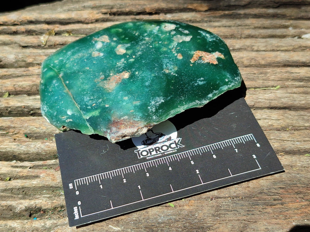 Polished On One Side Emerald Mtorolite Plates x 6 From Mutorashanga, Zimbabwe - Toprock Gemstones and Minerals 