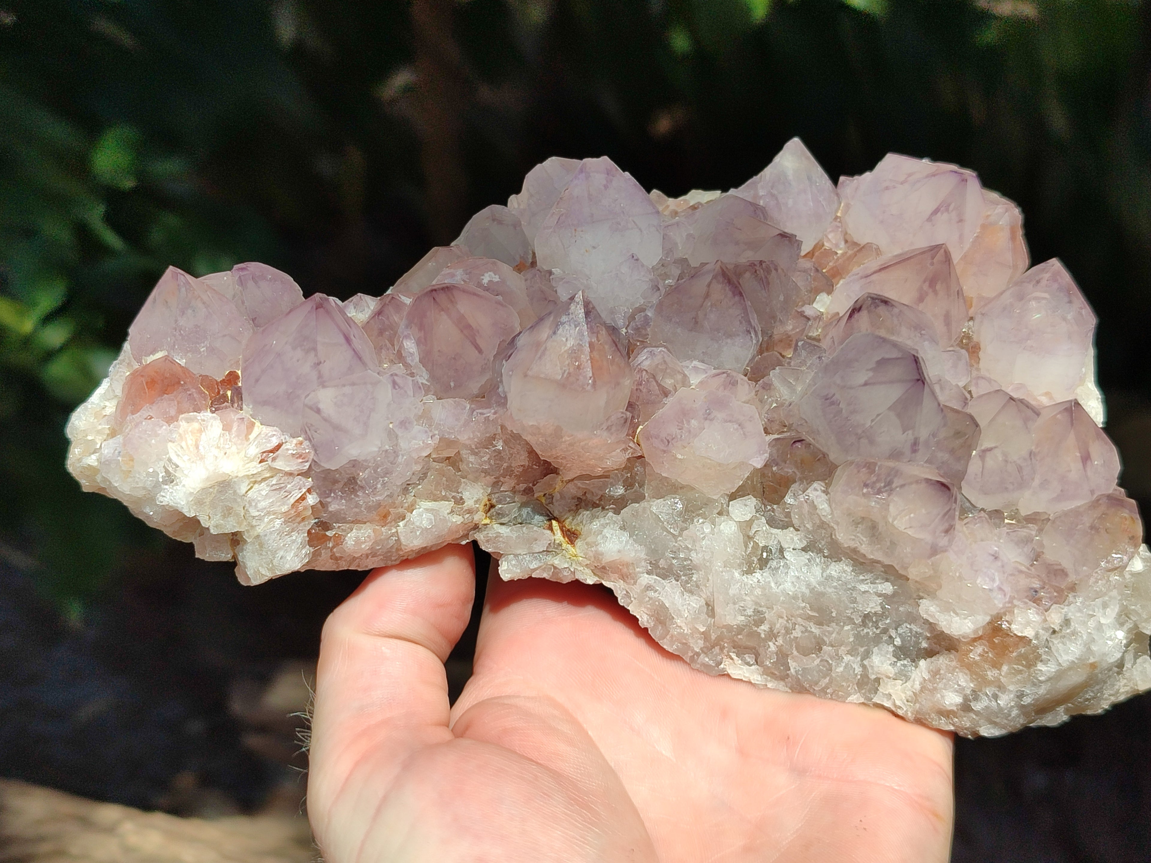 Natural Amethyst Spirit Quartz Clusters x 2 From Boekenhouthoek, South Africa - Toprock Gemstones and Minerals 