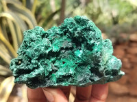 Natural Silky Malachite Specimens x 9 From Kasompe, Congo - Toprock Gemstones and Minerals 