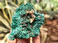 Natural Silky Malachite Specimens x 9 From Kasompe, Congo - Toprock Gemstones and Minerals 