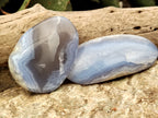 Polished Blue Lace Agate Geodes x 12 From Nsanje, Malawi - Toprock Gemstones and Minerals 