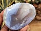 Polished Blue Lace Agate Geodes x 12 From Nsanje, Malawi - Toprock Gemstones and Minerals 