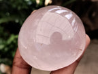 Polished Rose Quartz Mushrooms x 6 From Ambatondrazaka, Madagascar - Toprock Gemstones and Minerals 
