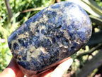 Polished Iolite Standing Free Forms x 2 From Ambatofinandrahana, Madagascar - Toprock Gemstones and Minerals 