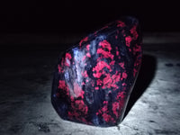 Polished Ruby Corundum In Chrome Verdite Standing Free Forms x 3 From Zimbabwe - Toprock Gemstones and Minerals 