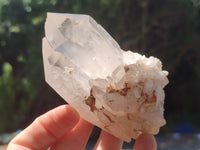 Natural Clear Quartz Clusters x 7 from Madagascar - Toprock Gemstones and Minerals 