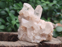 Natural Clear Quartz Clusters x 7 from Madagascar - Toprock Gemstones and Minerals 