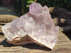 Natural Jacaranda Amethyst Quartz Clusters x 3 From Mumbwa, Zambia - Toprock Gemstones and Minerals 