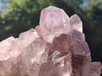 Natural Jacaranda Amethyst Quartz Clusters x 3 From Mumbwa, Zambia - Toprock Gemstones and Minerals 