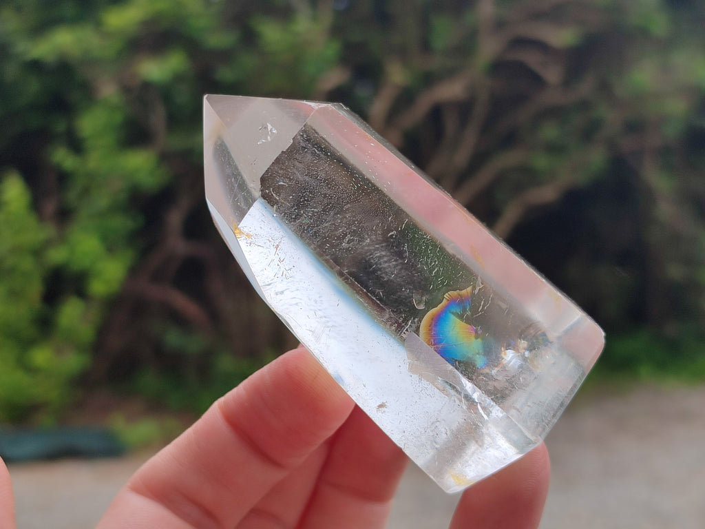Polished Frosted Quartz Crystal Points x 4 From Madagascar - Toprock Gemstones and Minerals 