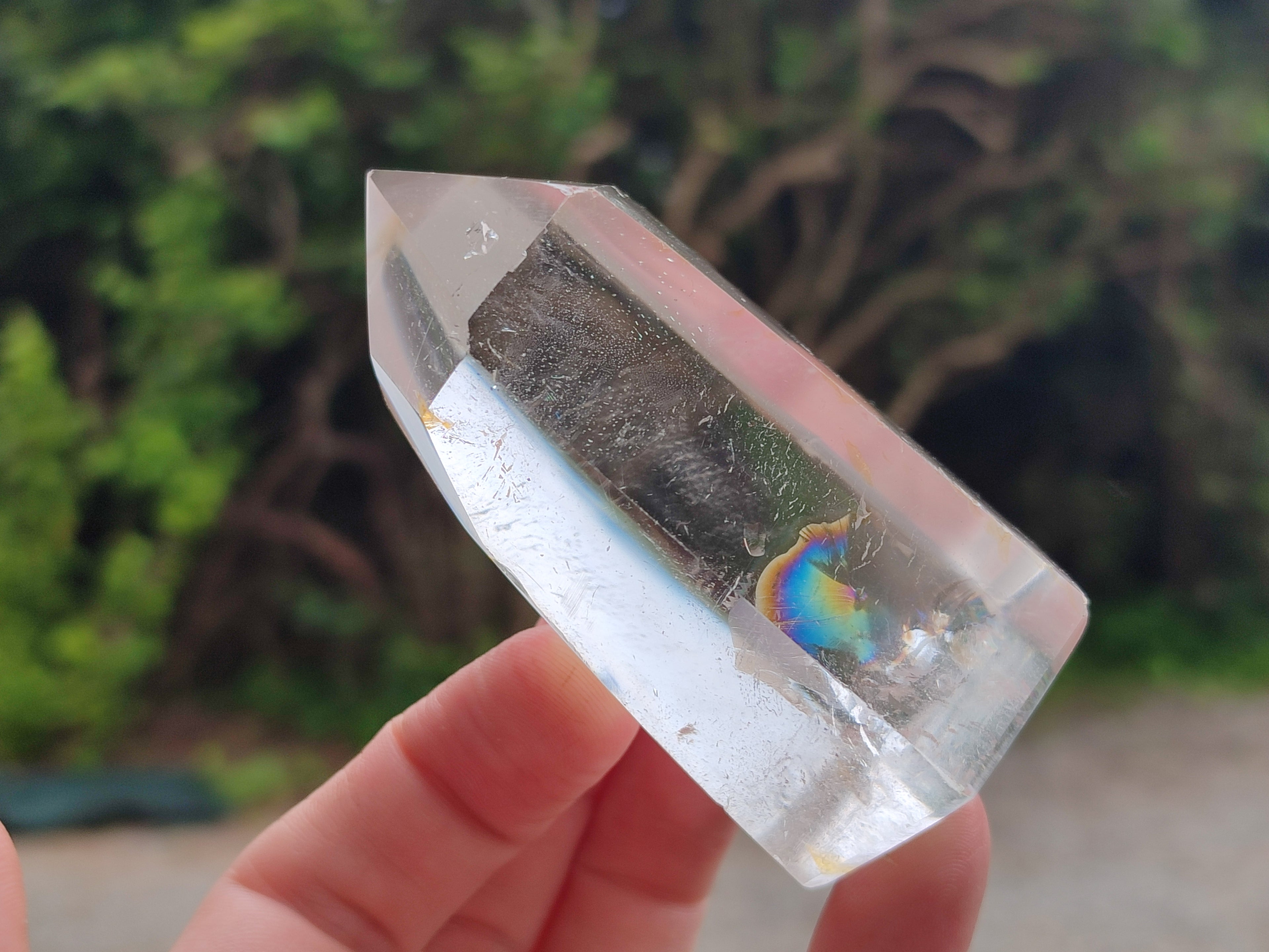 Polished Frosted Quartz Crystal Points x 4 From Madagascar - Toprock Gemstones and Minerals 