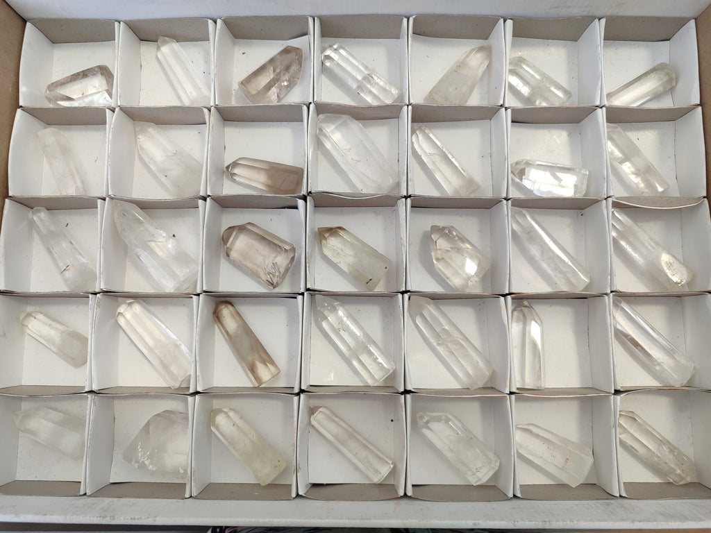 Polished Smokey Quartz Crystals x 35 From Madagascar - Toprock Gemstones and Minerals 