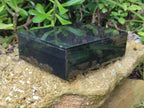 Hand Made Black Basalt Jewellery Box x 1 From South Africa - Toprock Gemstones and Minerals 