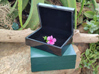 Hand Made Black Basalt Jewellery Box x 1 From South Africa - Toprock Gemstones and Minerals 