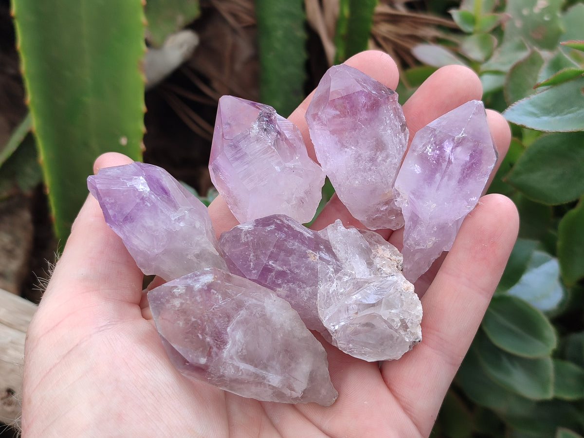 Natural Jacaranda Amethyst Quartz Clusters x 3.52 Kg Lot From Mumbwa, Zambia - Toprock Gemstones and Minerals 