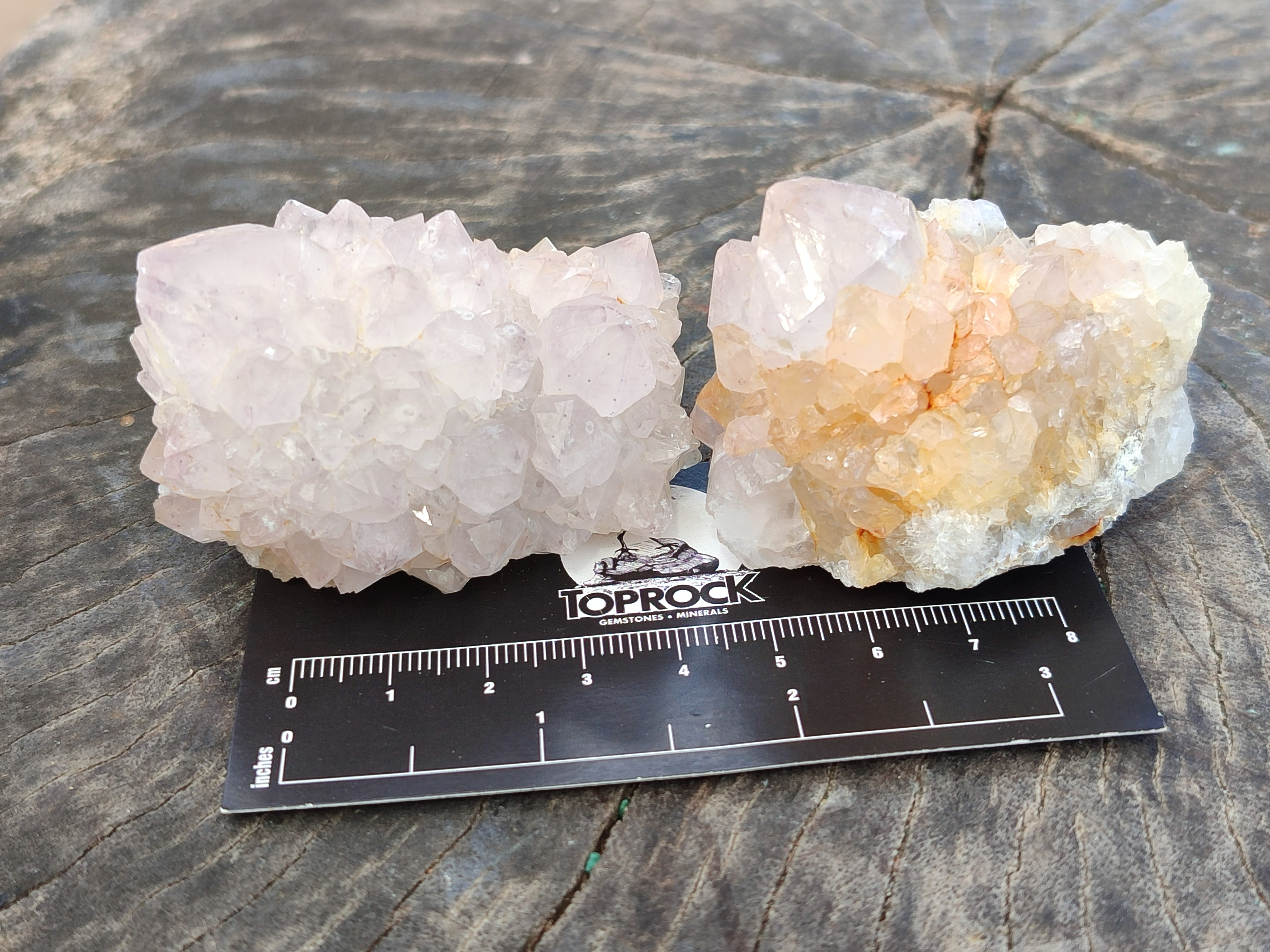 Natural Amethyst Spirit Quartz Clusters x 12 From Boekenhouthoek, South Africa - Toprock Gemstones and Minerals 