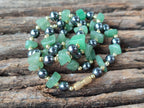 Hand Made Mixed Stone Bead Necklaces x 6 From Southern Africa - Toprock Gemstones and Minerals 