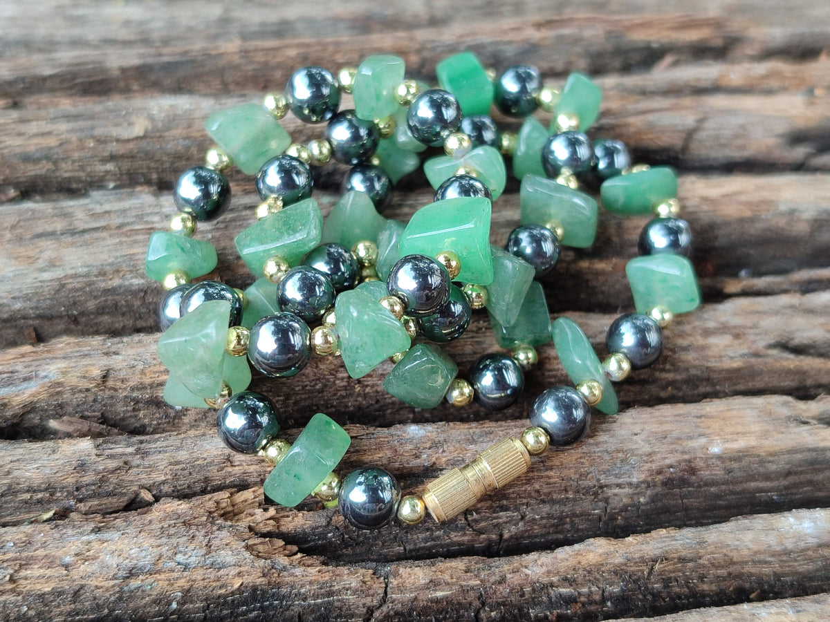 Hand Made Mixed Stone Bead Necklaces x 6 From Southern Africa - Toprock Gemstones and Minerals 