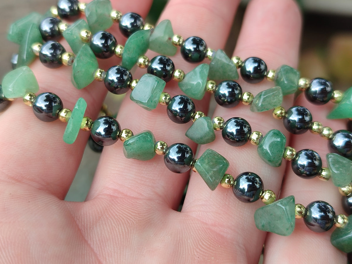 Hand Made Mixed Stone Bead Necklaces x 6 From Southern Africa - Toprock Gemstones and Minerals 