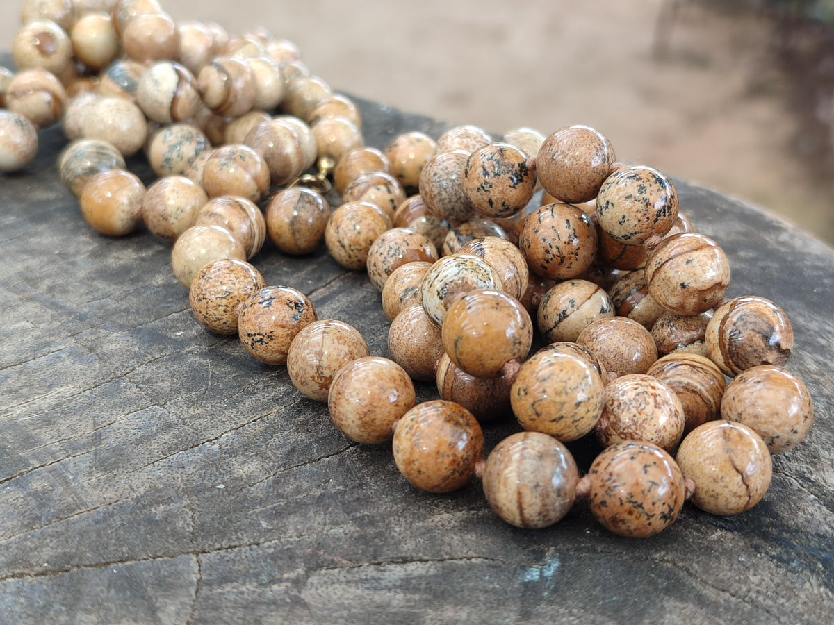 Hand Made Mixed Stone Bead Necklaces x 6 From Southern Africa - Toprock Gemstones and Minerals 