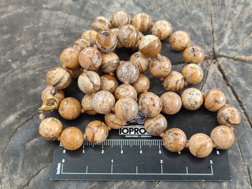 Hand Made Mixed Stone Bead Necklaces x 6 From Southern Africa - Toprock Gemstones and Minerals 