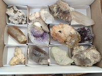 Natural Mixed Selection of Minerals x 13 From Southern Africa - Toprock Gemstones and Minerals 
