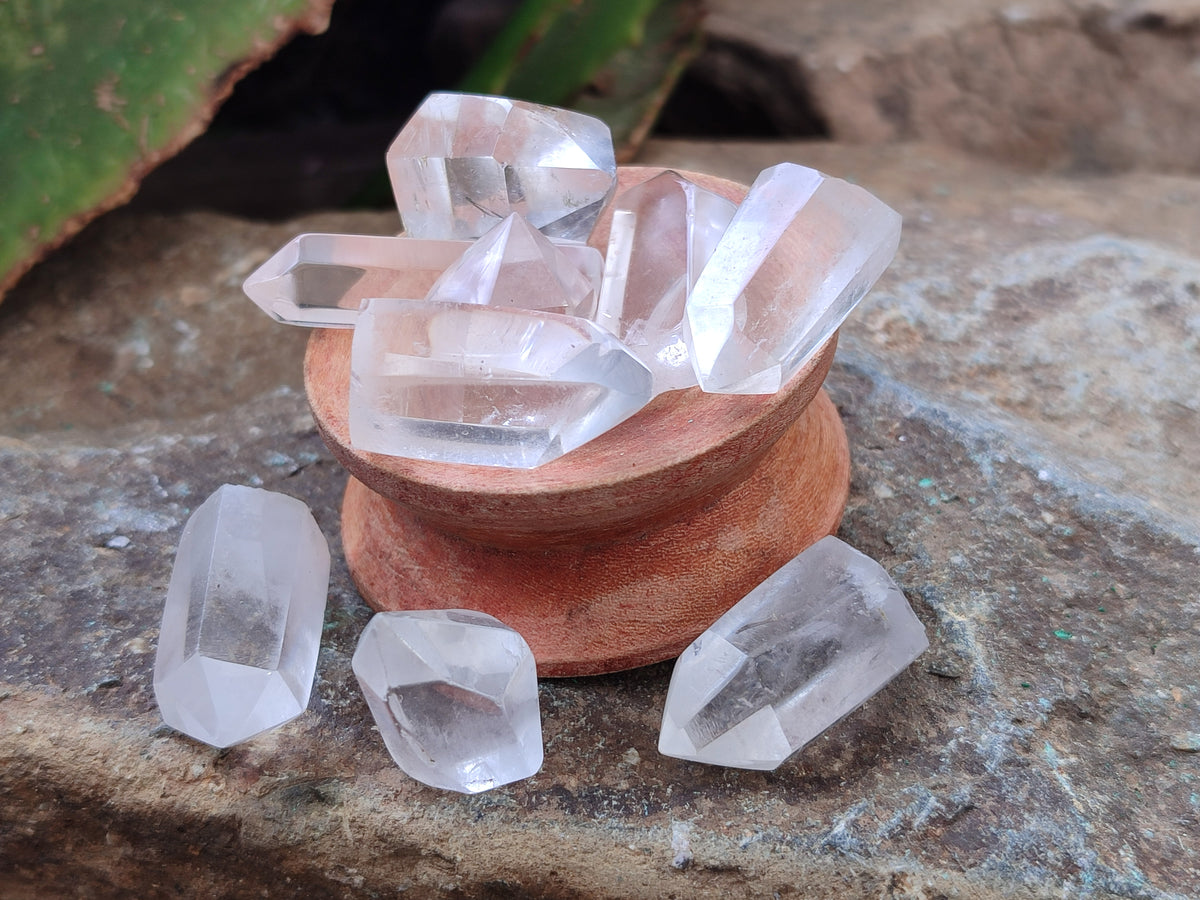 Polished Mini Clear Quartz Crystals x 70 From Madagascar - Toprock Gemstones and Minerals 
