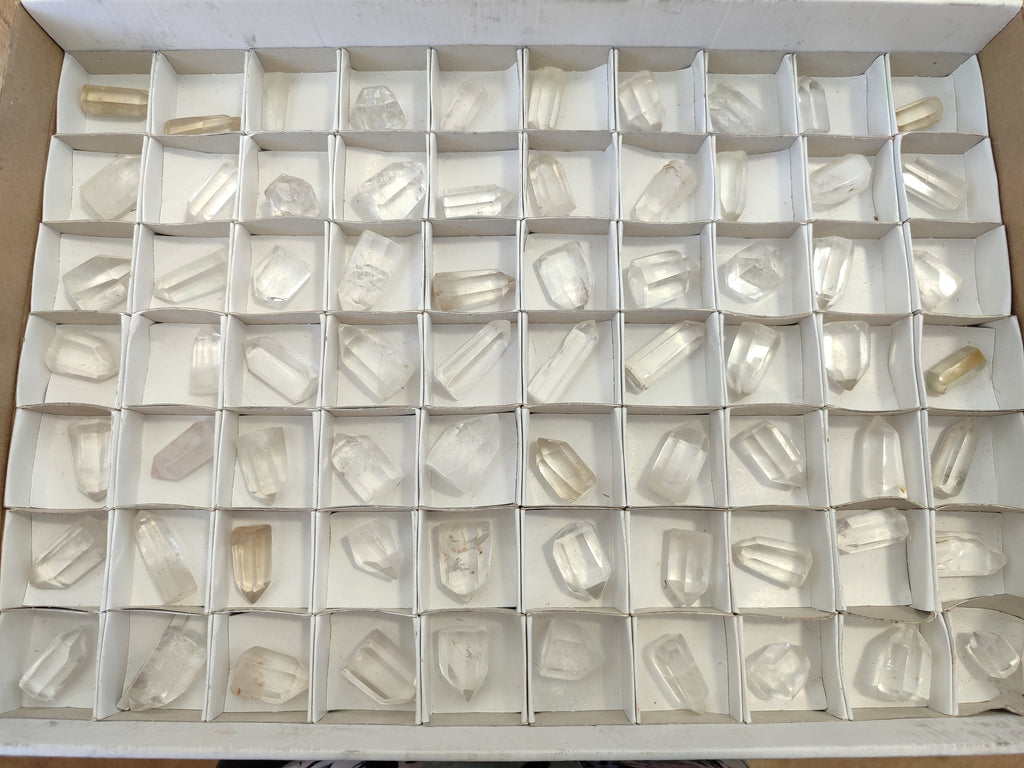 Polished Mini Clear Quartz Crystals x 70 From Madagascar - Toprock Gemstones and Minerals 