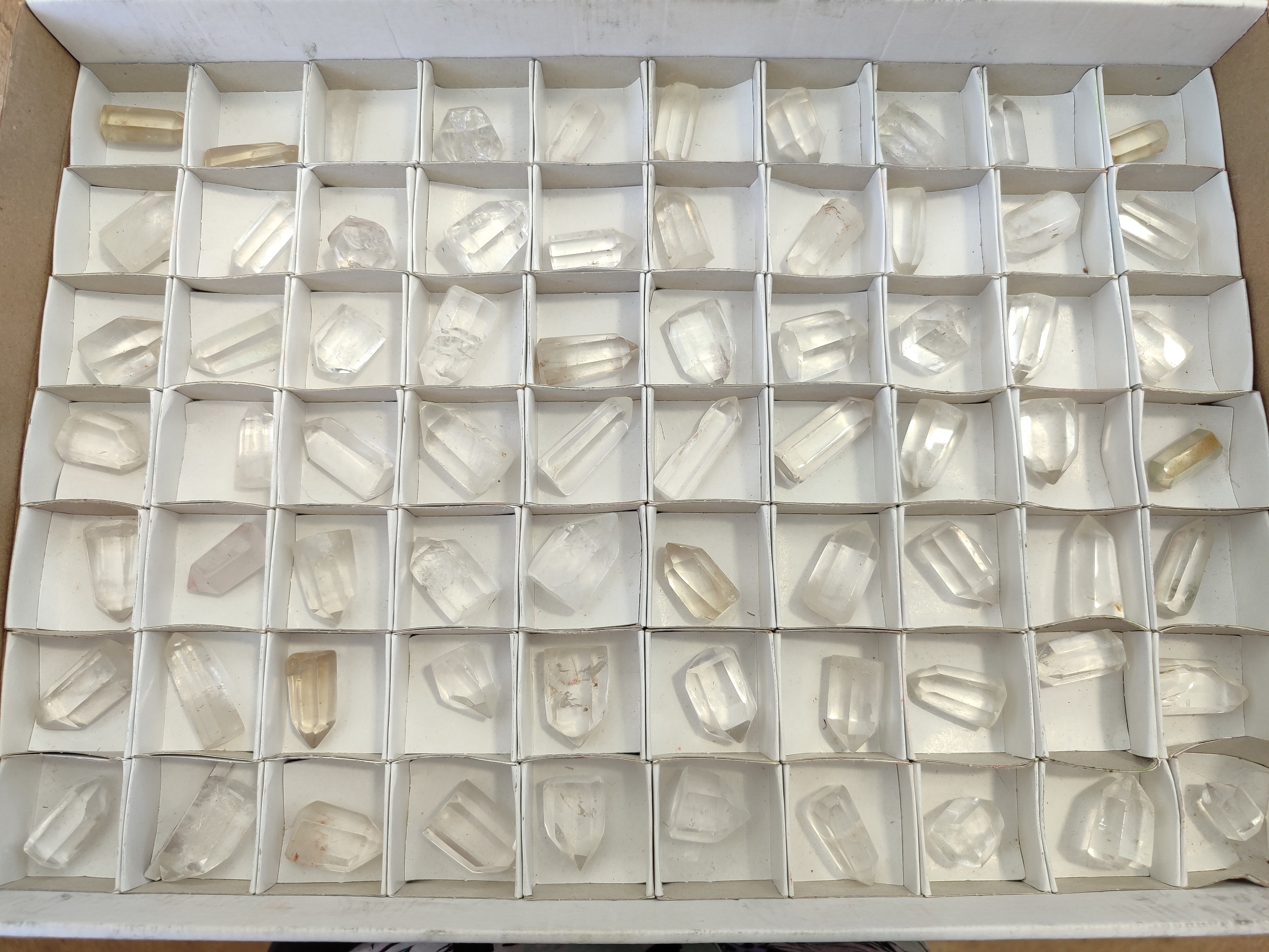 Polished Mini Clear Quartz Crystals x 70 From Madagascar - Toprock Gemstones and Minerals 