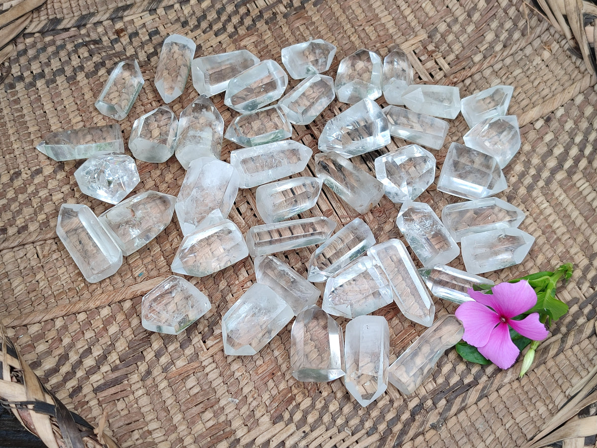 Polished Mini Clear Quartz Crystals x 70 From Madagascar - Toprock Gemstones and Minerals 