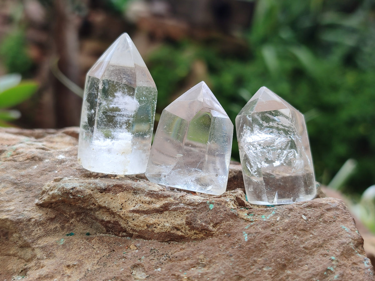 Polished Mini Clear Quartz Crystals x 70 From Madagascar - Toprock Gemstones and Minerals 