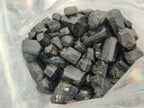Natural Alluvial Schorl Black Tourmaline Crystals x 2 Kg Lot From Zimbabwe - Toprock Gemstones and Minerals 