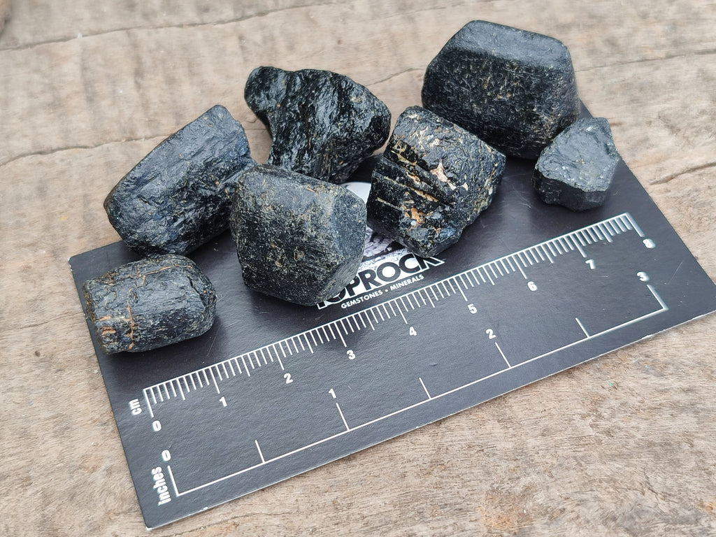 Natural Alluvial Schorl Black Tourmaline Crystals x 2 Kg Lot From Zimbabwe - Toprock Gemstones and Minerals 