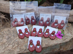Polished Pair of Red Jasper Go-Go Fashion Earrings - Sold per Pair - From South Africa - Toprock Gemstones and Minerals 