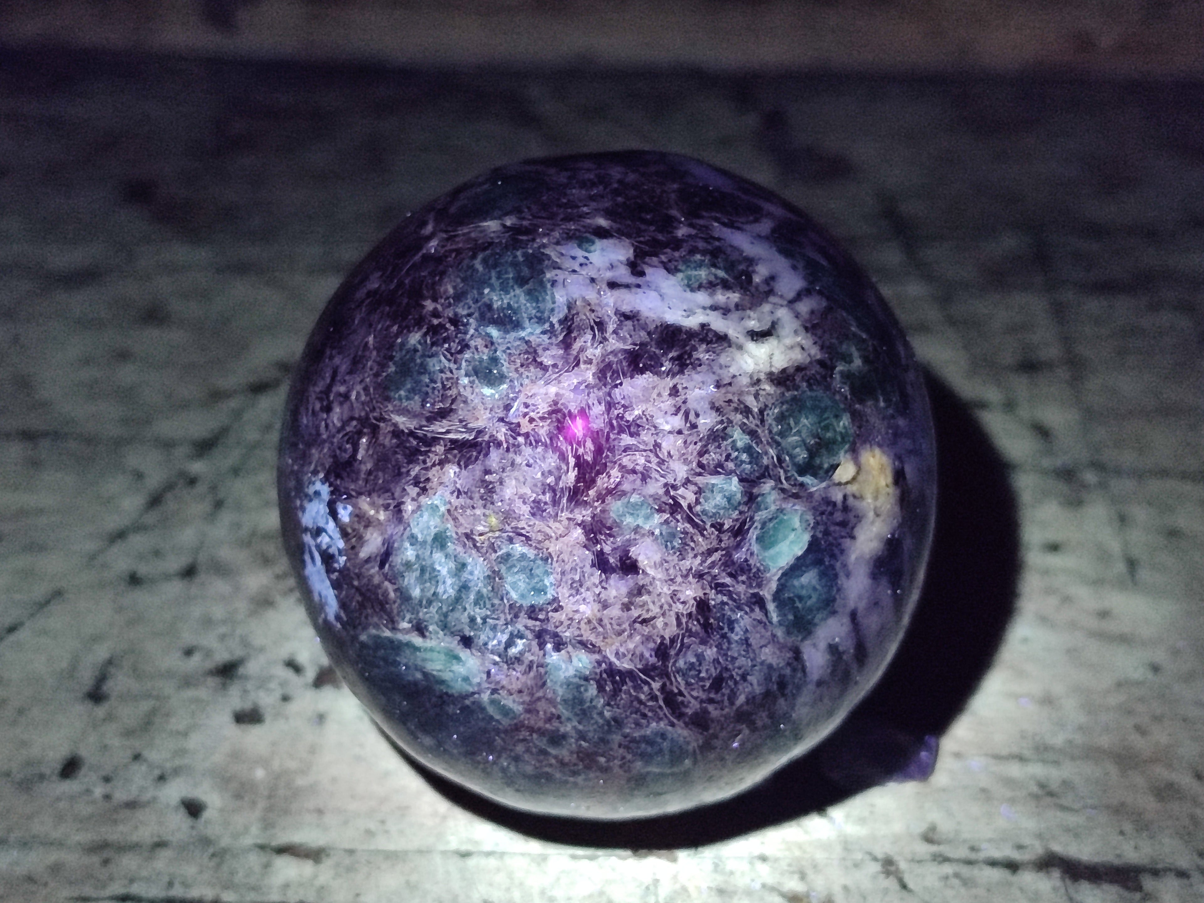 Polished Emerald Mica In Matrix Spheres x 2 From Mutoko, Zimbabwe - Toprock Gemstones and Minerals 